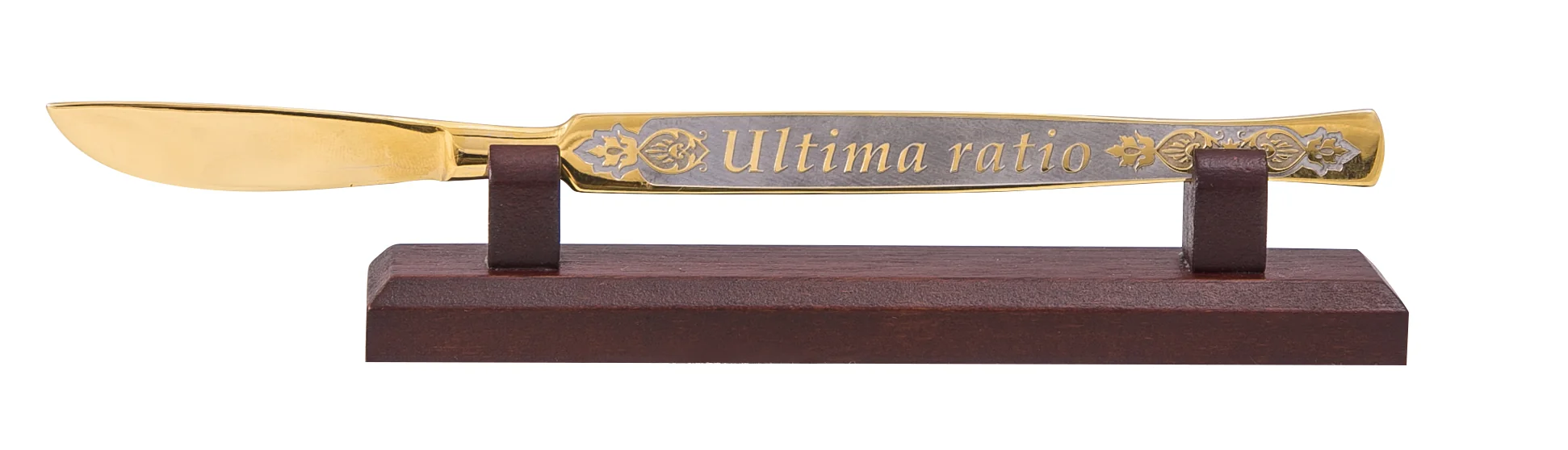 Сувенир СкальпельUltima ratio на подставке в подарочной упаковки (4)