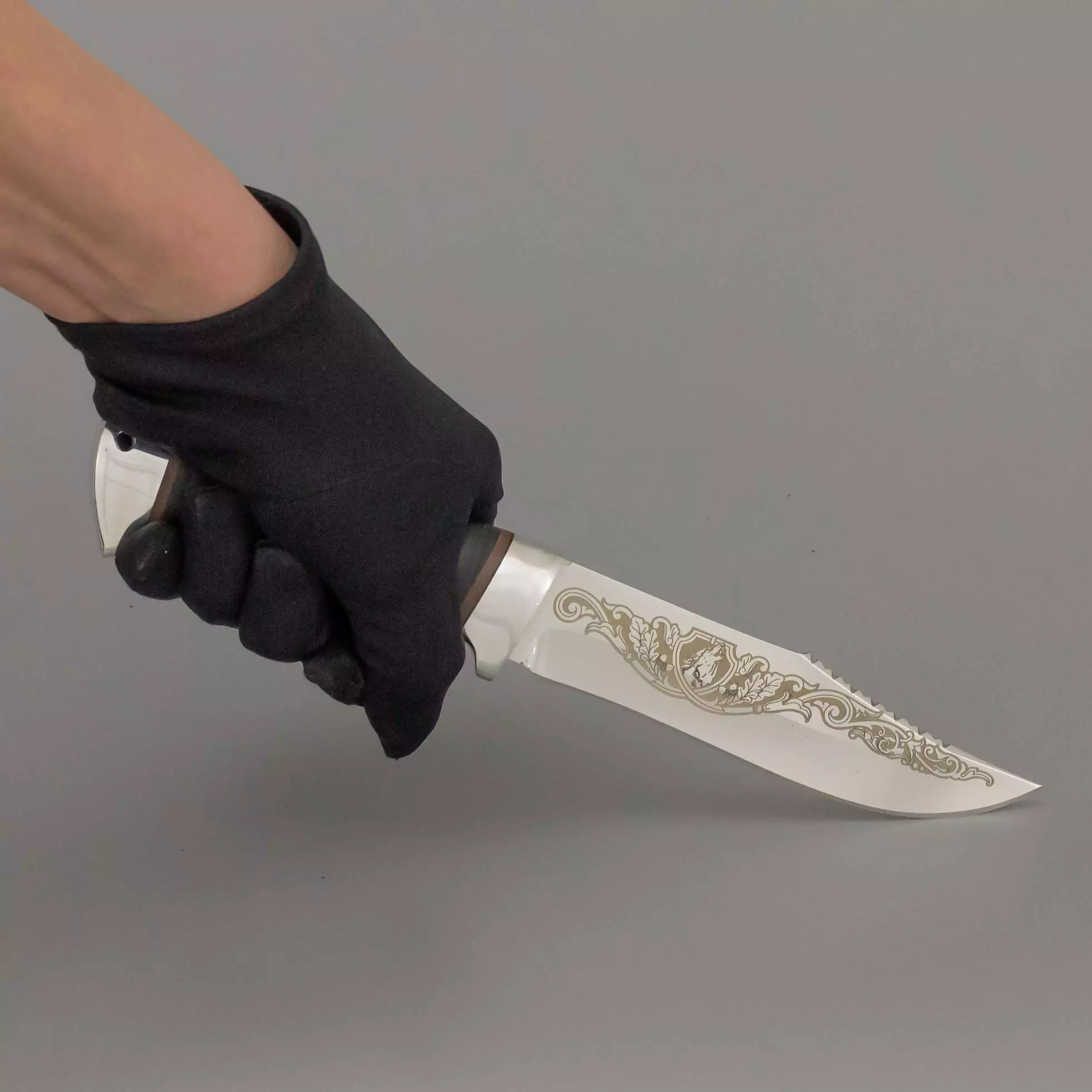 Нож Койот (сталь 95x18, кожаал.серрейтор) 0З-00008070
