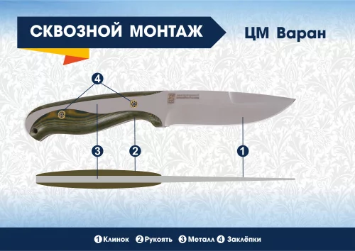 ЦМ Варан Анатомия ножей