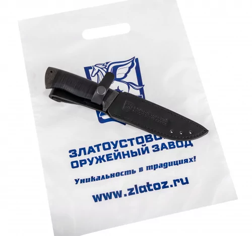 Нож Бекас сталь х12мф, кожа-текст. белый_2
