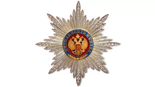 Нагрудный знак Польза Честь и Слава