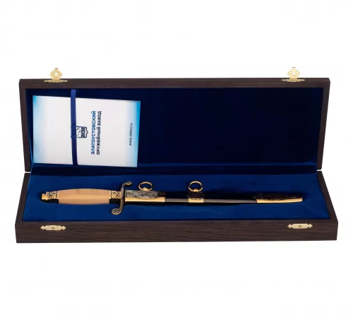 Кортик Офицерский Адмирал П.С. Нахимов (сталь ЭИ-107) 0З-00003265 (2)