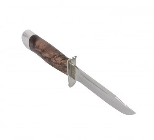 Нож Разведчика (сталь ELMAX, Ручка кап клена стаб. Коричневыйал.) 0З-00008661 (5)
