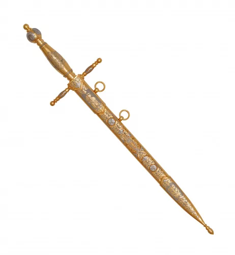 Кортик Адмиральский (сталь дамасская) 0Ц-00000528 (3)