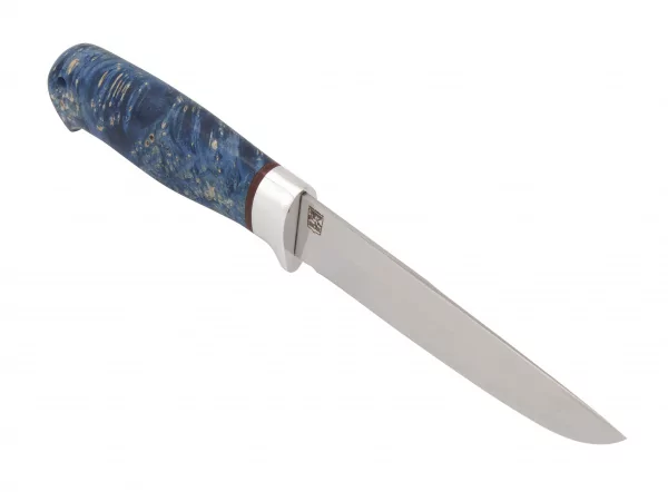 Нож Лиса (сталь Elmax, Ручка кап клена стаб. Синийгарда ал.) 0З-00006422 (6)